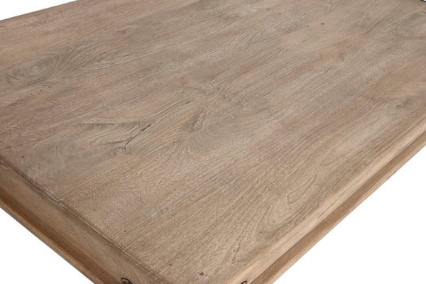 MESA CENTRO MADERA 170X107X45 PIEZA UNICA NATURAL - Imagen 3