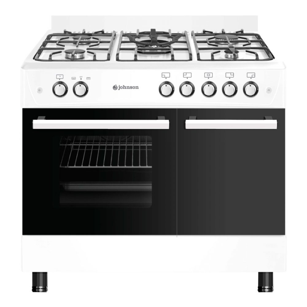 COCINA GAS BUTANO JOHNSON 90CM BLANCA COCI90PBB1