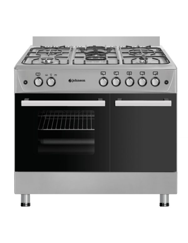 COCINA GAS BUTANO JOHNSON 90CM INOX COCI90PBX1