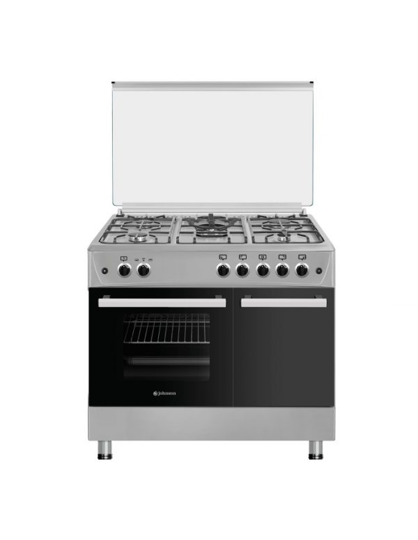 COCINA GAS BUTANO JOHNSON 90CM INOX CONA90PBX