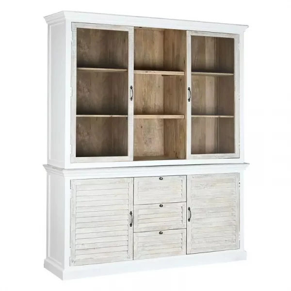 VITRINA MANGO CRISTAL 180X45X220 BLANCO - Imagen 3