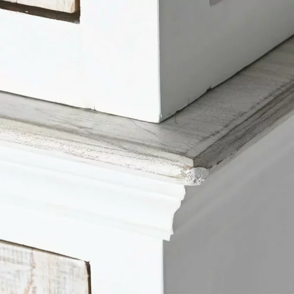VITRINA MANGO CRISTAL 180X45X220 BLANCO - Imagen 4
