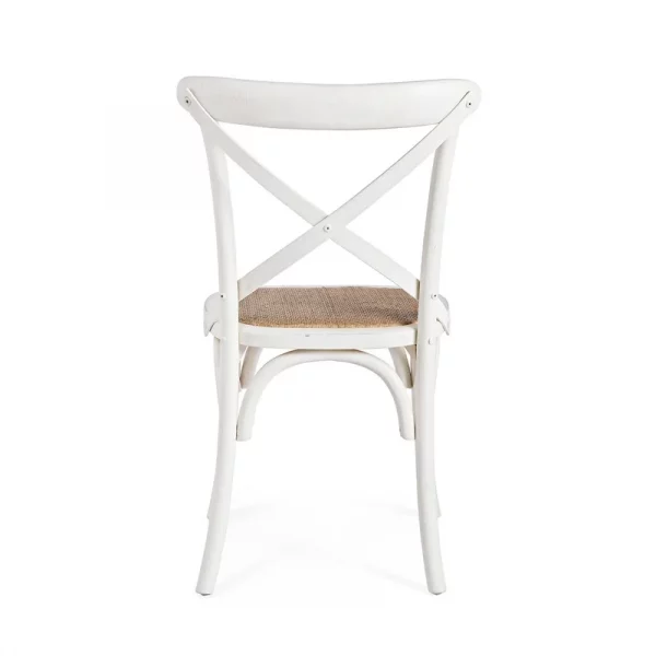 SILLA CROSS BLANCO 50,5X52X87 - Imagen 4