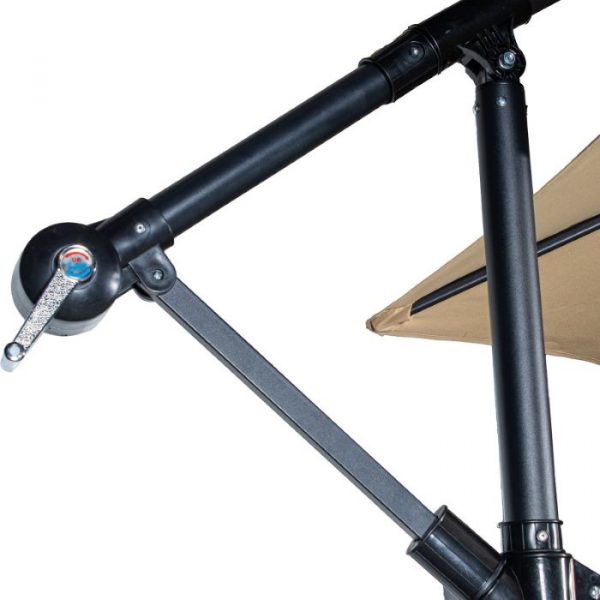 PARASOL ACERO/POLIÉSTER, BASE LASTRE NO INCLUÍDA ø2,7m, TELA POLIÉSTER 180g - Imagen 7