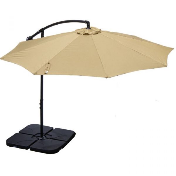 PARASOL ACERO/POLIÉSTER, BASE LASTRE NO INCLUÍDA ø2,7m, TELA POLIÉSTER 180g - Imagen 8