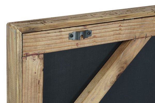 CUADRO MADERA RECICLADA 82X4X122 NATURAL - Imagen 4