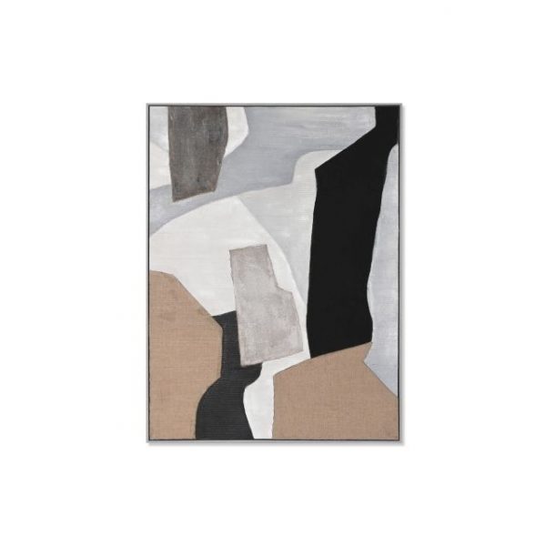 CUADRO LIENZO POLIESTER 103X4,5X143 ABSTRACTO 3D