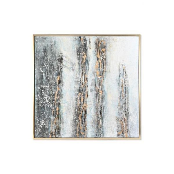 CUADRO LIENZO PS 131X4X131 ABSTRACTO PINTADO MANO