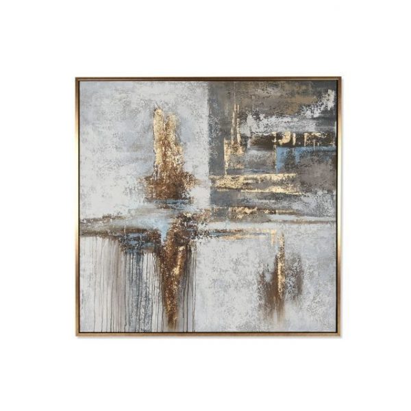 CUADRO LIENZO PS 131X4X131 ABSTRACTO PINTADO MANO