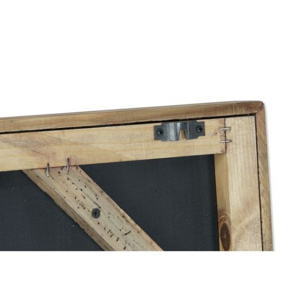 CUADRO MADERA RECICLADA 62X4X82 BLANCO - Imagen 4