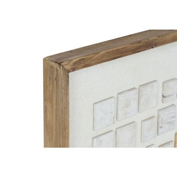 CUADRO MADERA RECICLADA 62X4X82 NATURAL - Imagen 2