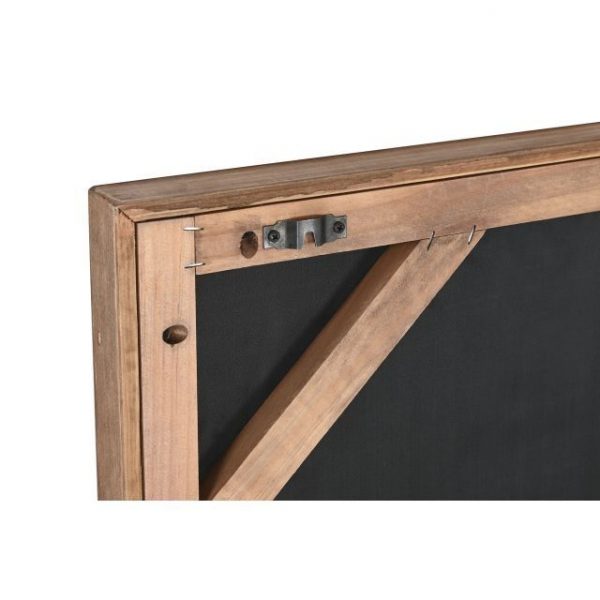 CUADRO MADERA RECICLADA PINO 62X4X82 BEIGE - Imagen 4