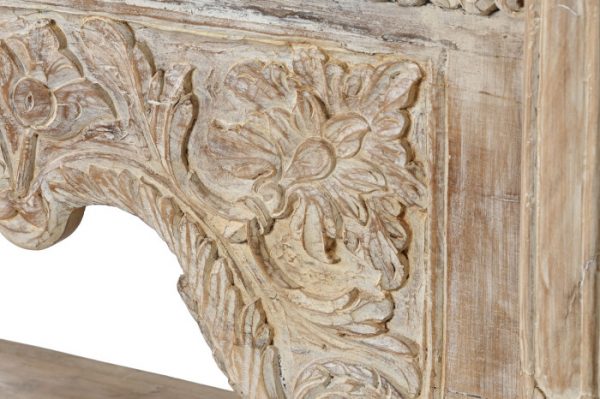 CONSOLA MADERA 233X47X91 TALLAS ANTIGUAS NATURAL - Imagen 6
