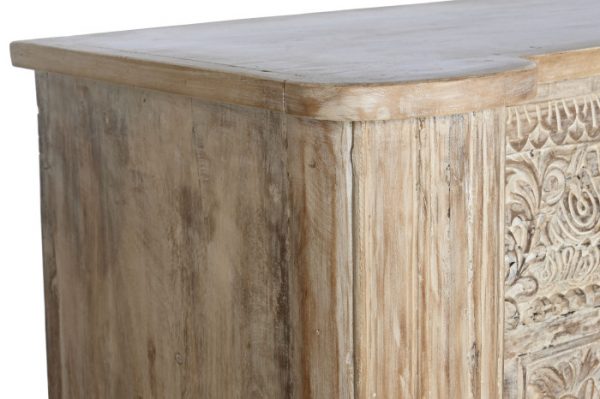 CONSOLA MADERA 233X47X91 TALLAS ANTIGUAS NATURAL - Imagen 7