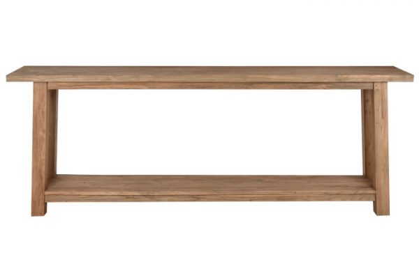 CONSOLA TECA RECICLADA 240X46X90 NATURAL NATURAL - Imagen 2