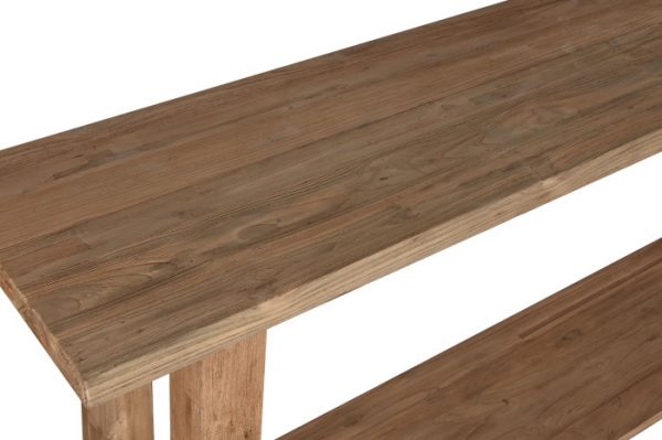 CONSOLA TECA RECICLADA 240X46X90 NATURAL NATURAL - Imagen 3