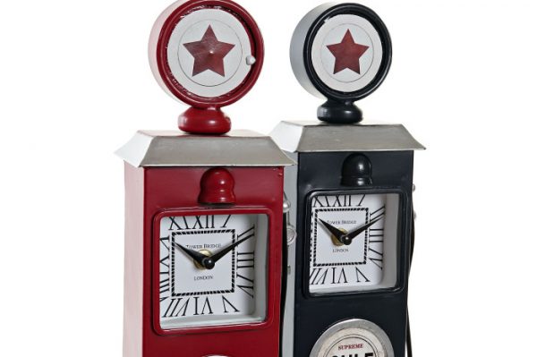 RELOJ SOBREMESA HIERRO 12X8X35 GASOLINA 2 SURT. - Imagen 2