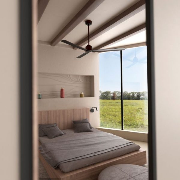 SULION ANNE VENTILADOR MARRON OXIDO