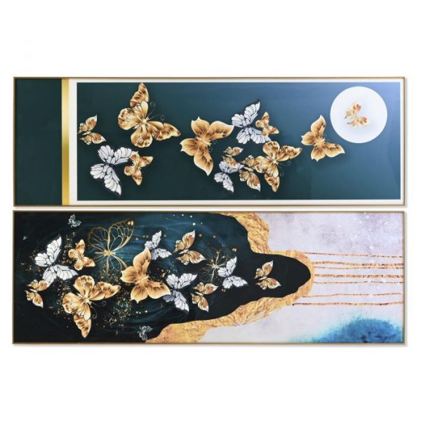 CUADRO ALUMINIO MDF 180X3X60 MARIPOSAS 2 SURT.