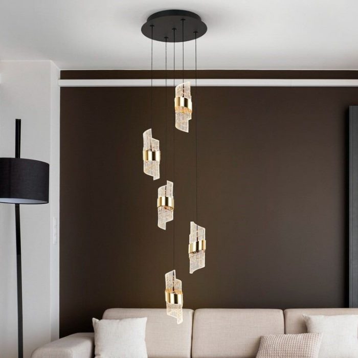 ILIADA LAMPARA 5L NEGRO-ORO D30 SCHULLER 631509