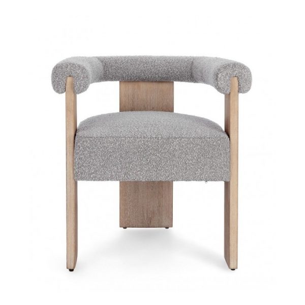 SILLA C-BR AGAPE NATURAL/GRIS 70X60X71 - Imagen 3