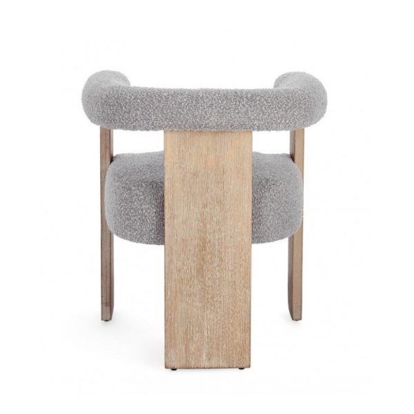 SILLA C-BR AGAPE NATURAL/GRIS 70X60X71 - Imagen 4