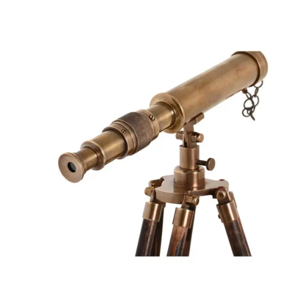 TELESCOPIO LATON MANGO 24X24X40 DESGASTADO MARRON - Imagen 2