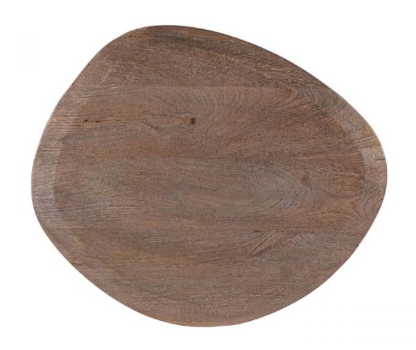 MESITA AUX STANLEY TOP RUSTIC BROWN 60 - Imagen 2