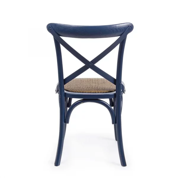 SILLA CROSS AZUL 50,5X52X87 - Imagen 3