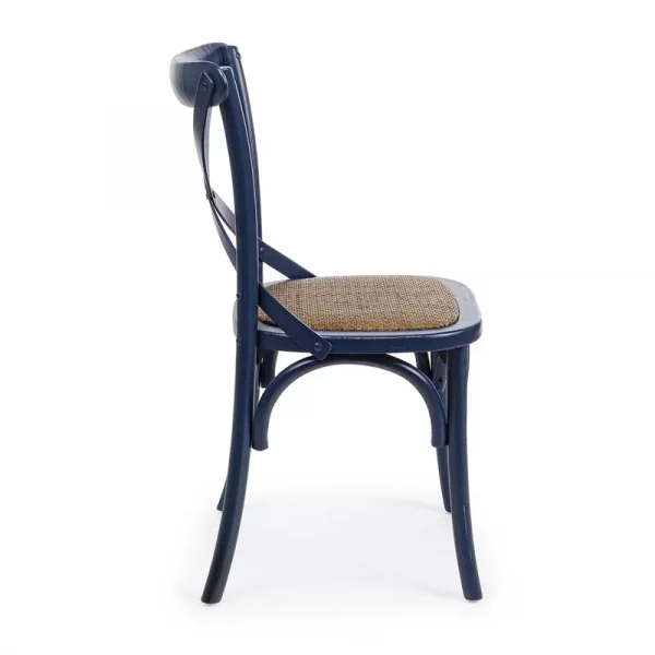 SILLA CROSS AZUL 50,5X52X87 - Imagen 4
