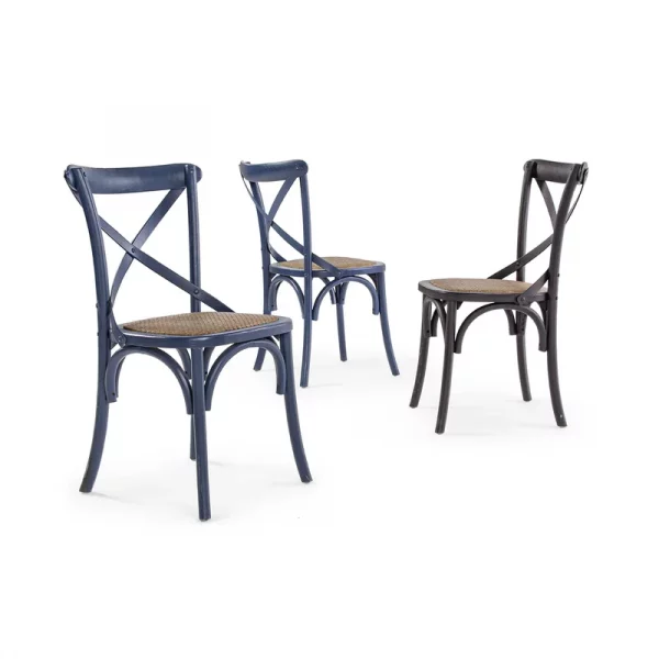 SILLA CROSS AZUL 50,5X52X87 - Imagen 5