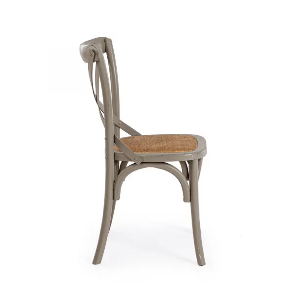 SILLA CROSS GRIS OSCURO 50,5X52X87 - Imagen 2