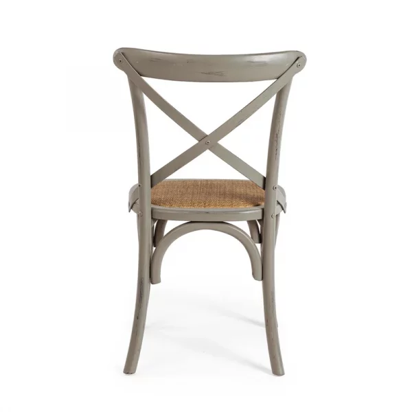 SILLA CROSS GRIS OSCURO 50,5X52X87 - Imagen 3