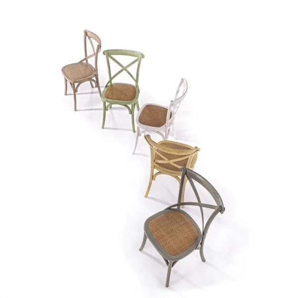 SILLA CROSS GRIS OSCURO 50,5X52X87 - Imagen 6