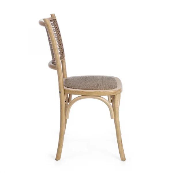 SILLA CARREL NATURAL 45X53X89 - Imagen 2