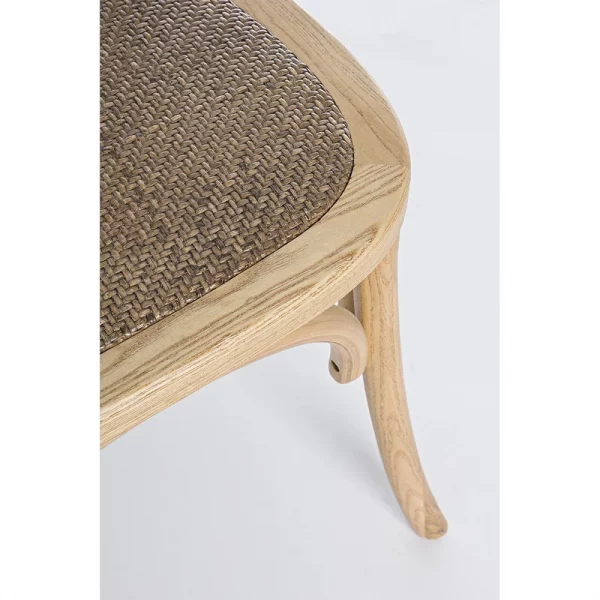 SILLA CARREL NATURAL 45X53X89 - Imagen 5
