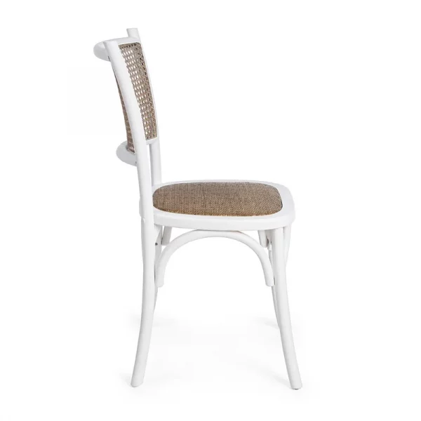 SILLA CARREL BLANCO 45X53X89 - Imagen 2