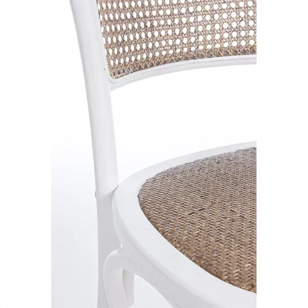 SILLA CARREL BLANCO 45X53X89 - Imagen 4
