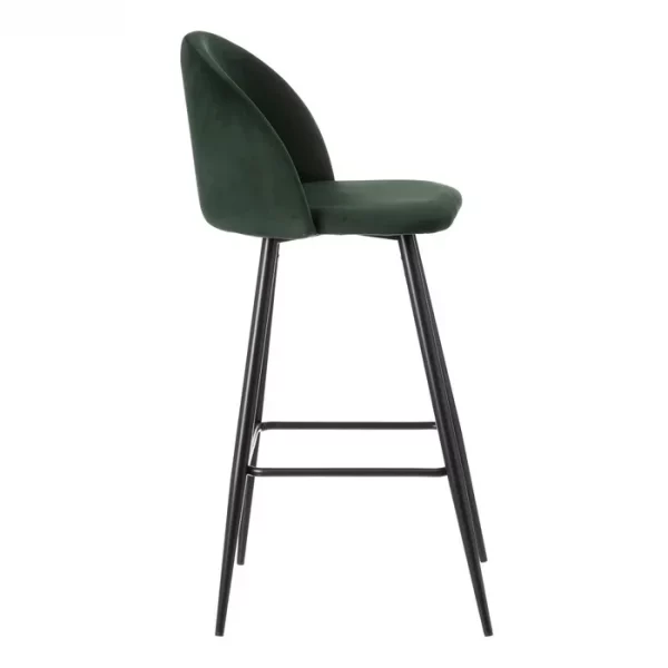 TABURETE ALTO VERDE OSCURO TEJIDO-METAL 40,20 X 48,20 X 102 - Imagen 4