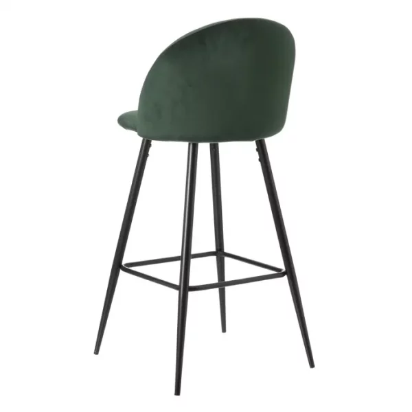 TABURETE ALTO VERDE OSCURO TEJIDO-METAL 40,20 X 48,20 X 102 - Imagen 5
