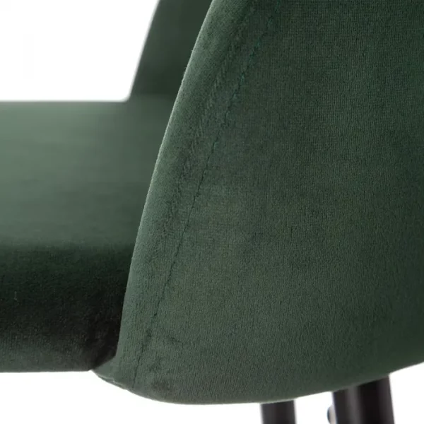 TABURETE ALTO VERDE OSCURO TEJIDO-METAL 40,20 X 48,20 X 102 - Imagen 6