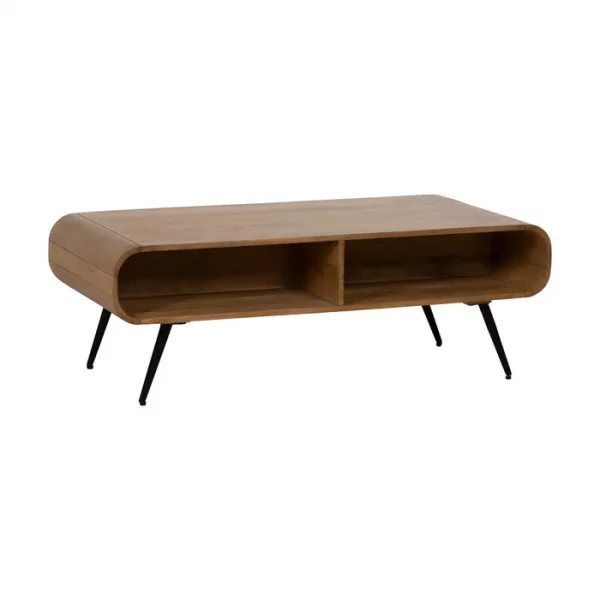 MESA CENTRO NATURAL MADERA DE MANGO 120 X 60 X 40 CM - Imagen 5