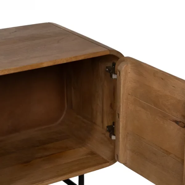 MUEBLE TV NATURAL MADERA DE MANGO SALÓN 160 X 40 X 55 CM - Imagen 7