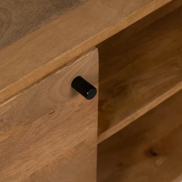 MUEBLE TV NATURAL MADERA DE MANGO SALÓN 160 X 40 X 55 CM - Imagen 9