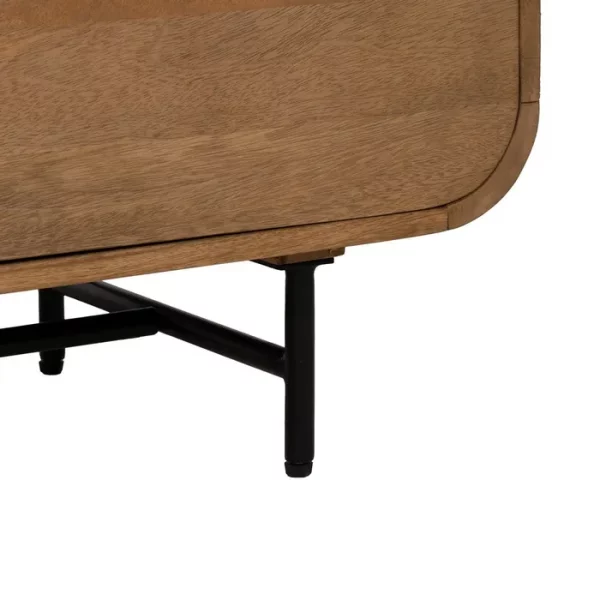 MUEBLE TV NATURAL MADERA DE MANGO SALÓN 160 X 40 X 55 CM - Imagen 11