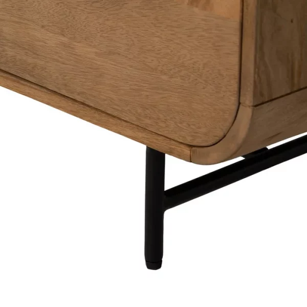 MUEBLE TV NATURAL MADERA DE MANGO SALÓN 160 X 40 X 55 CM - Imagen 12