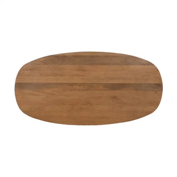 MESA COMEDOR NATURAL MADERA DE MANGO 180 X 90 X 76 CM - Imagen 7