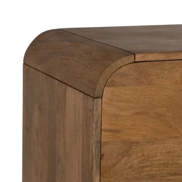 ARMARIO NATURAL MADERA DE MANGO SALÓN 110 X 40 X 140 CM - Imagen 5
