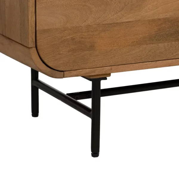 ARMARIO NATURAL MADERA DE MANGO SALÓN 110 X 40 X 140 CM - Imagen 11
