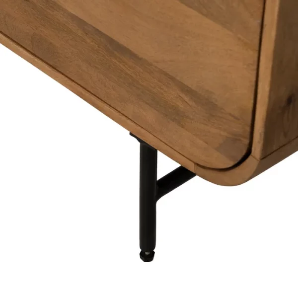 ARMARIO NATURAL MADERA DE MANGO SALÓN 110 X 40 X 140 CM - Imagen 12